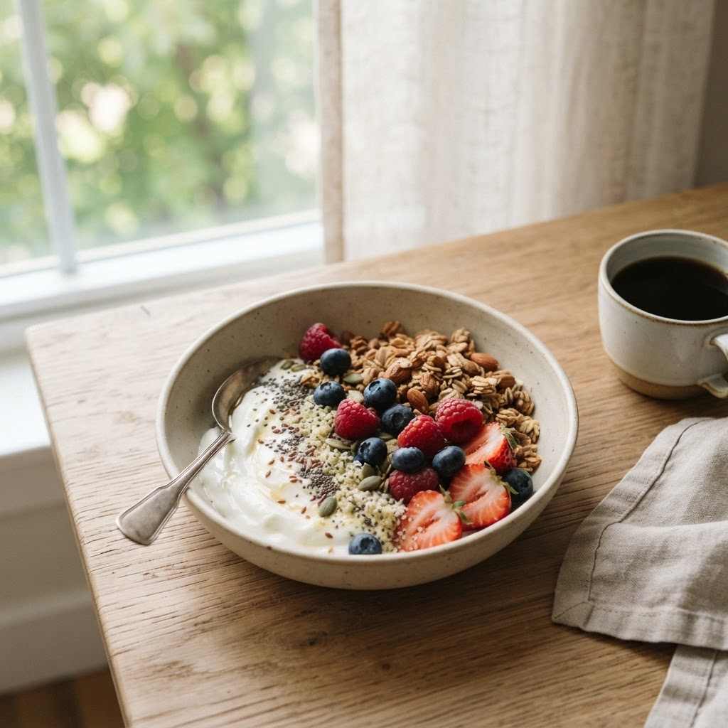 5 desayunos con granola que preparás en 5 minutos